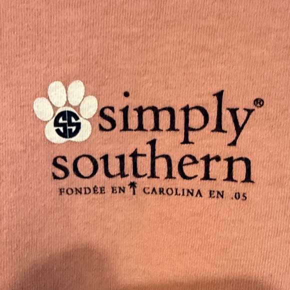 Simply Southern Womens Dusty Rose Long Sleeve Tee - Picture 2 of 10